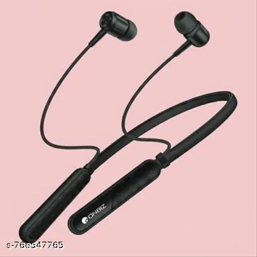 ONBIZ Wireless Neckband with 20+ HRS Playtime, Bluetooth V5.0, ENx™ Clear Voice Calls and 10MM Clarity Drivers